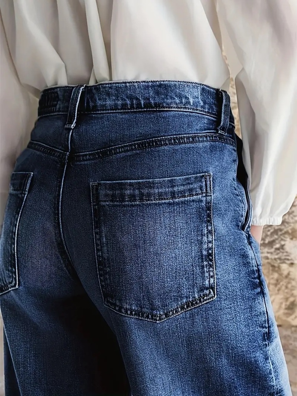 BANANA REPUBLIC HIGH RISE TROUSER JEANS - Picture 11 of 12